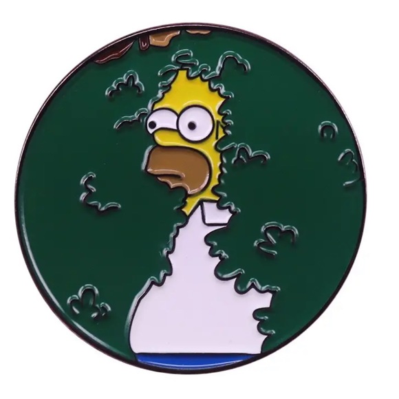 Accessories - The Simpsons Enamel Pin, Disappearing Homer Pin